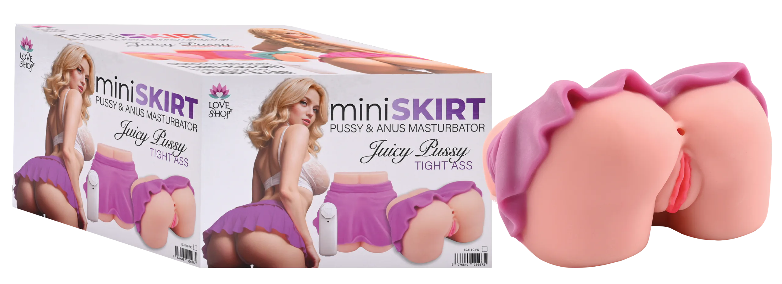 Mi̇ni̇ Skirt Pussy-Anus Masturbator