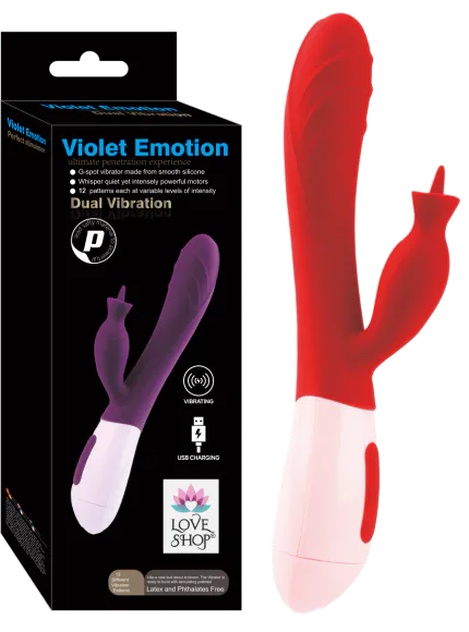 Vi̇olet Emoti̇on Dual Vi̇brati̇on Mor