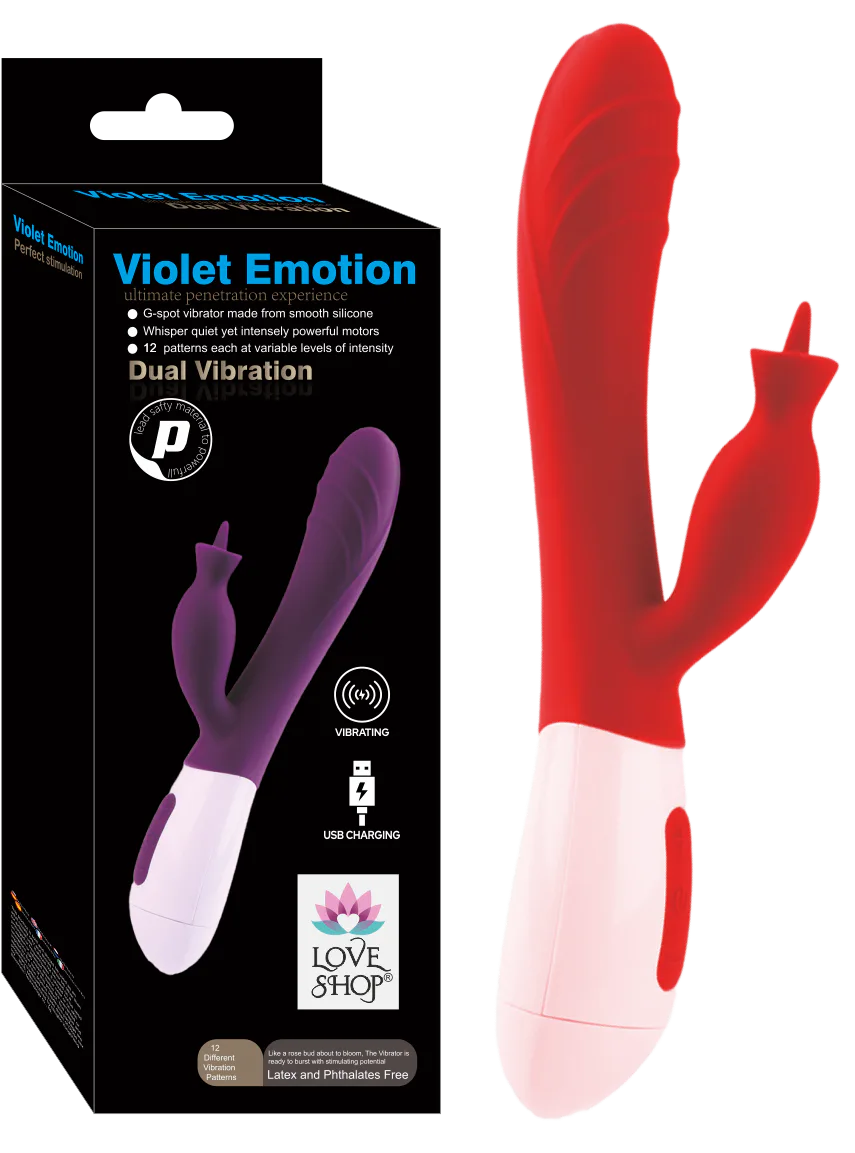 Vi̇olet Emoti̇on Dual Vi̇brati̇on Mor
