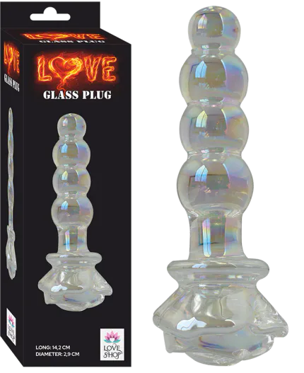 Love Glass Plug