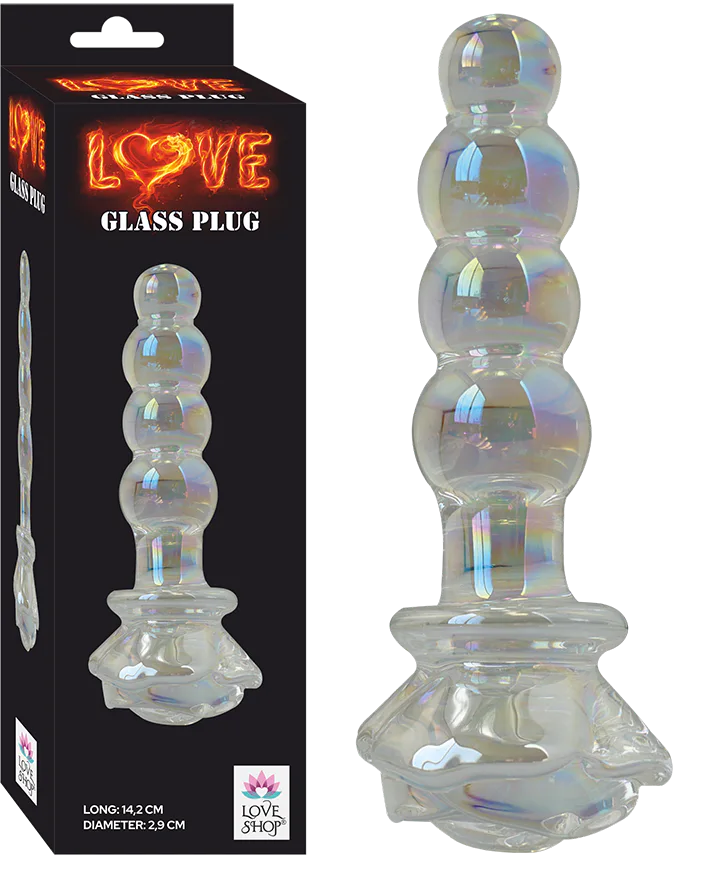 Love Glass Plug