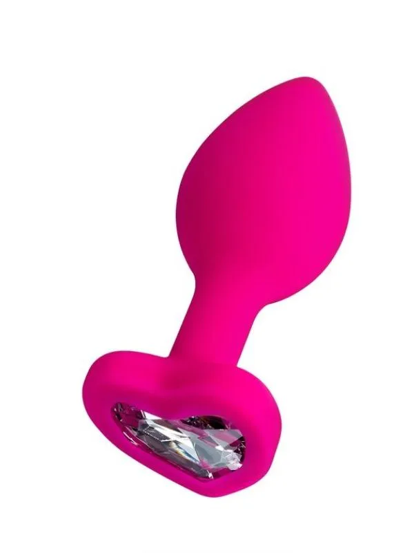 ToDo by Toyfa Diamond Heart Anal Plug, Silikon, mor, 7 cm, Ø 2 cm, 18 g