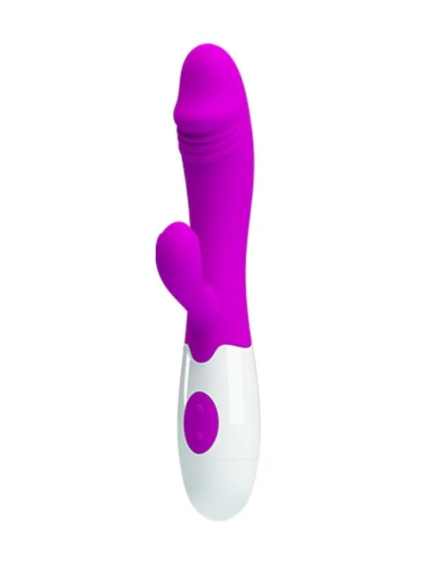 Eromantica Uma çok fonksiyonlu vibratör, silikon, mor, 20 cm