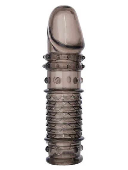 XLover by ToyFa Penis Klıfı, TPE,Siyah Şeffaf, 10,5 cm