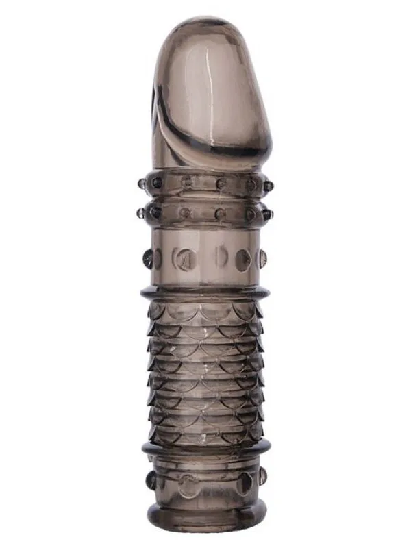 XLover by ToyFa Penis Klıfı, TPE,Siyah Şeffaf, 10,5 cm